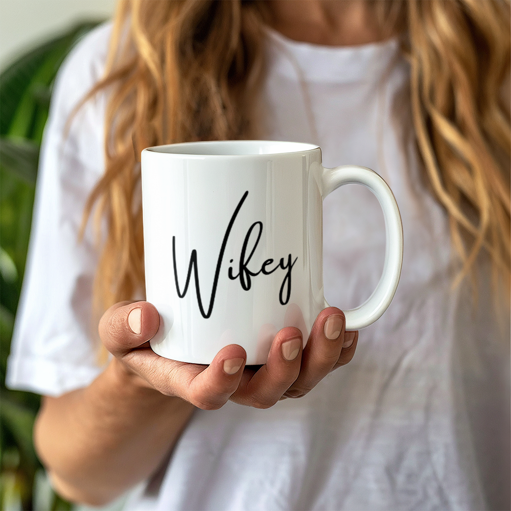 Wifey | Elevate your coffee experience with our custom-made ceramic mug