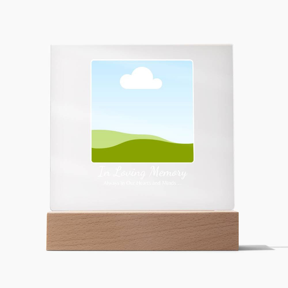 In Loving Memory | Personalized Photo Acrylic Plaque
