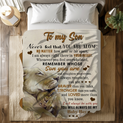 To My Son | Arctic Fleece Blanket