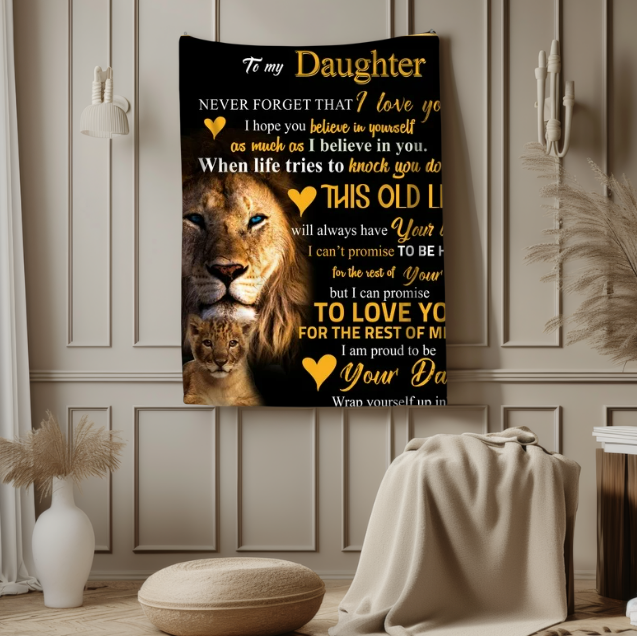 To My Daughter | FLM Arctic Fleece Blanket