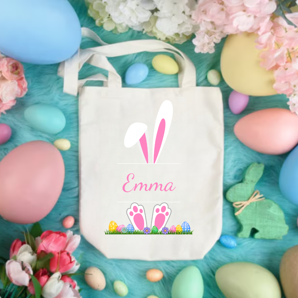 Personalized Easter Bag | Canvas Tote Bag