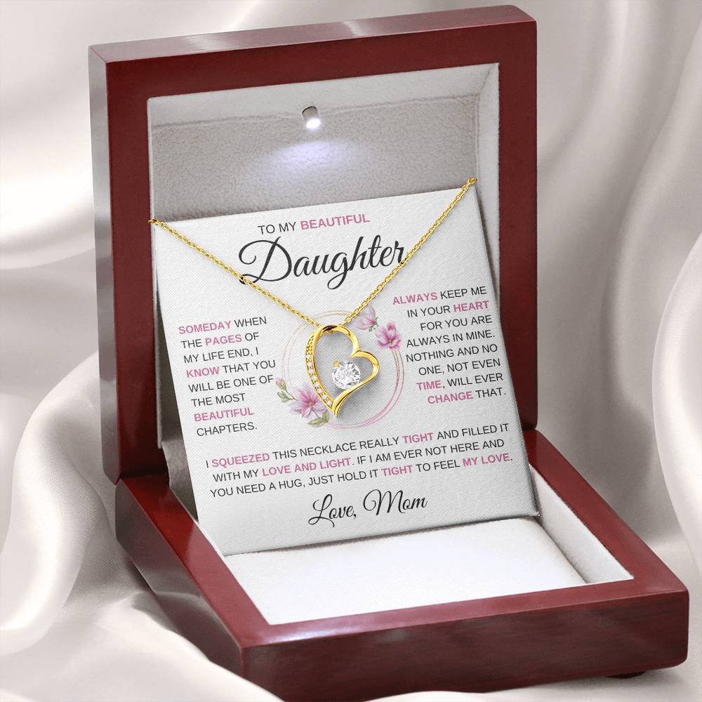 To My Beautiful Daughter | Someday When | Forever Love Necklace