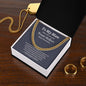 To My Boyfriend | Promise Necklace | Cuban Link Chain