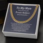 To My Boyfriend | Promise Necklace | Cuban Link Chain