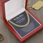 To My Boyfriend | Promise Necklace | Cuban Link Chain
