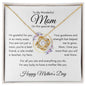 To My Wonderful Mom | Happy Mothers Day | Love Knot Necklace