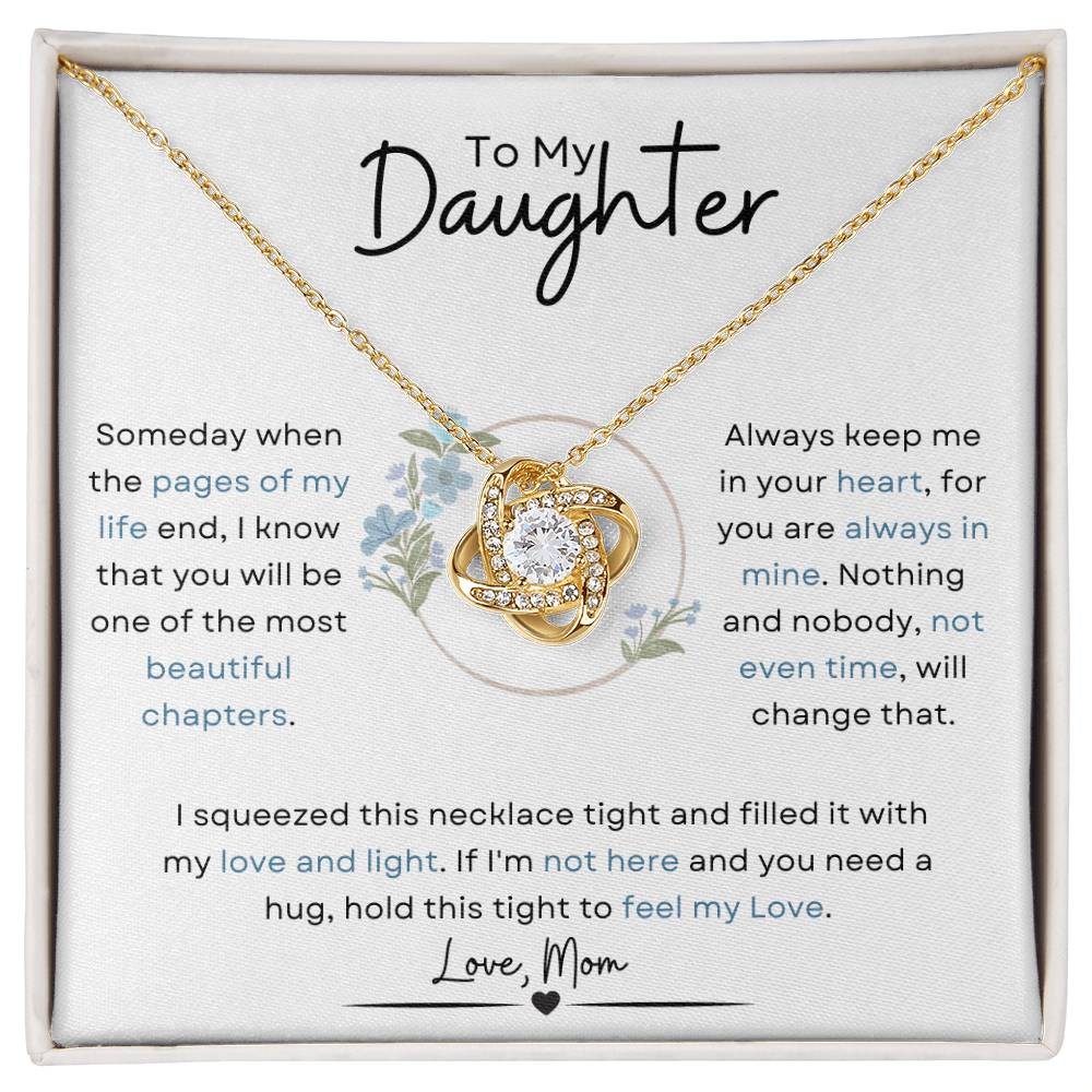 To My Daughter | Someday When | Love Knot Necklace
