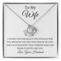 To My Wife | Gem Of My Life | Love Knot Necklace