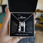 To My Mom | You Are Loved |Love Knot Necklace