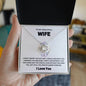 To My Wife | Can't Live Without You | Love Knot Necklace