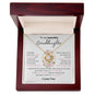 To My Beautiful Granddaughter | Love Knot Necklace
