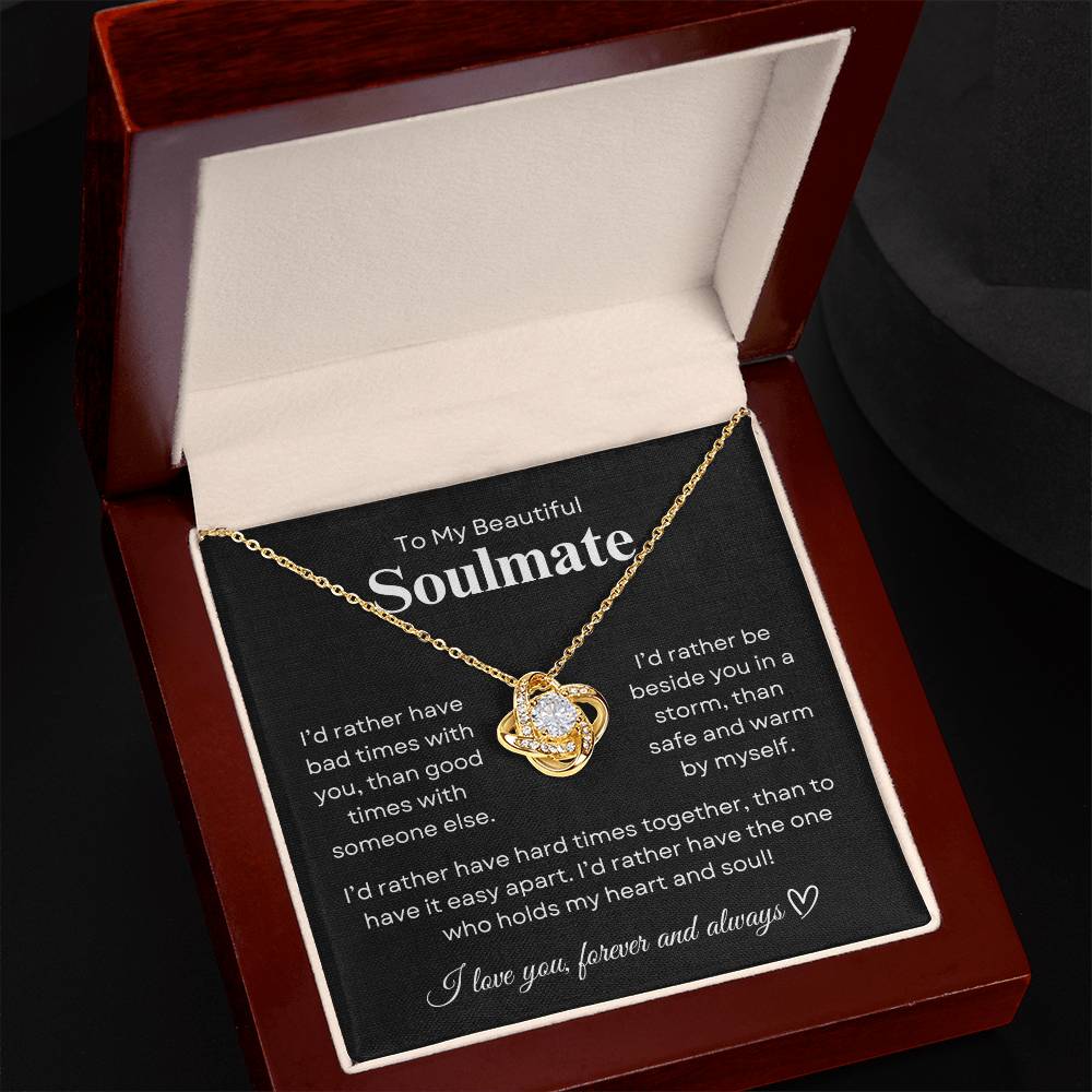 Beautiful Soulmate | Loveknot Necklace
