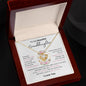 To My Beautiful Granddaughter | Love Knot Necklace