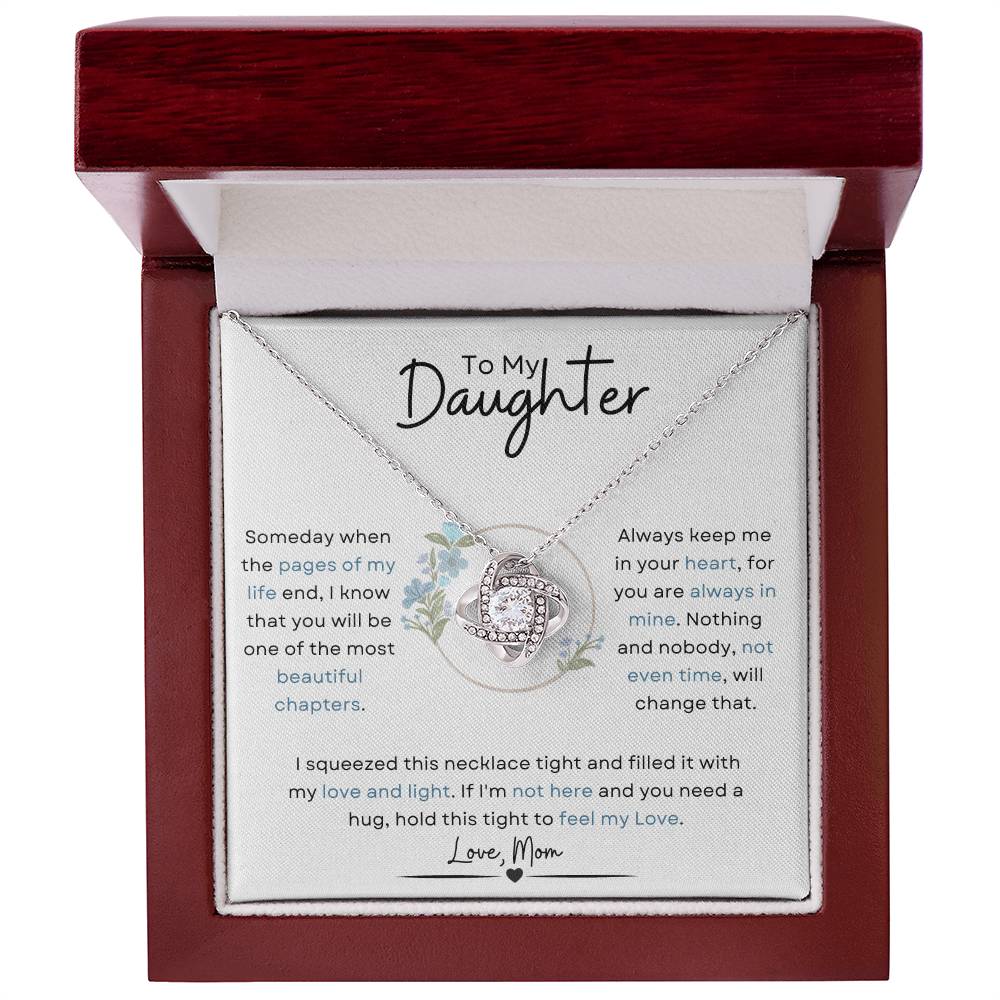To My Daughter | Someday When | Love Knot Necklace