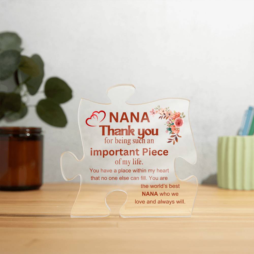 Nana | Important Piece | Puzzle Plaque