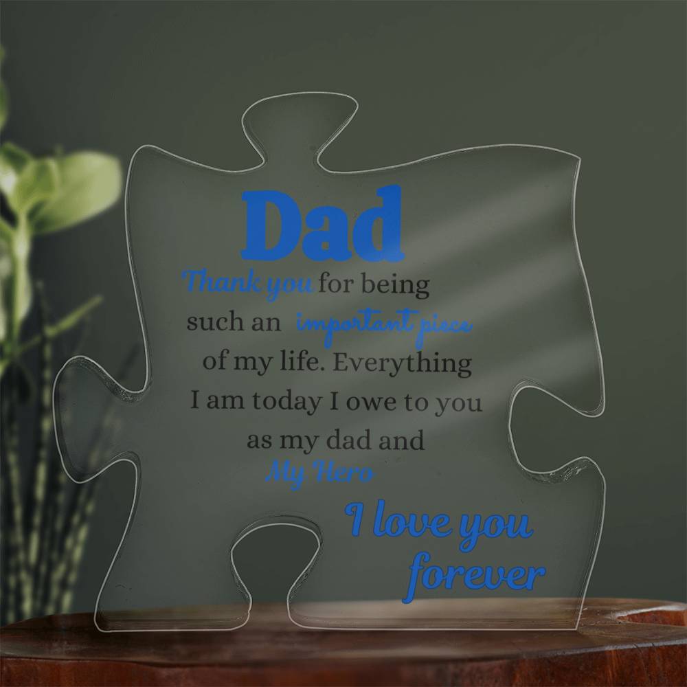 Dad | Puzzle Acrylic Plaque