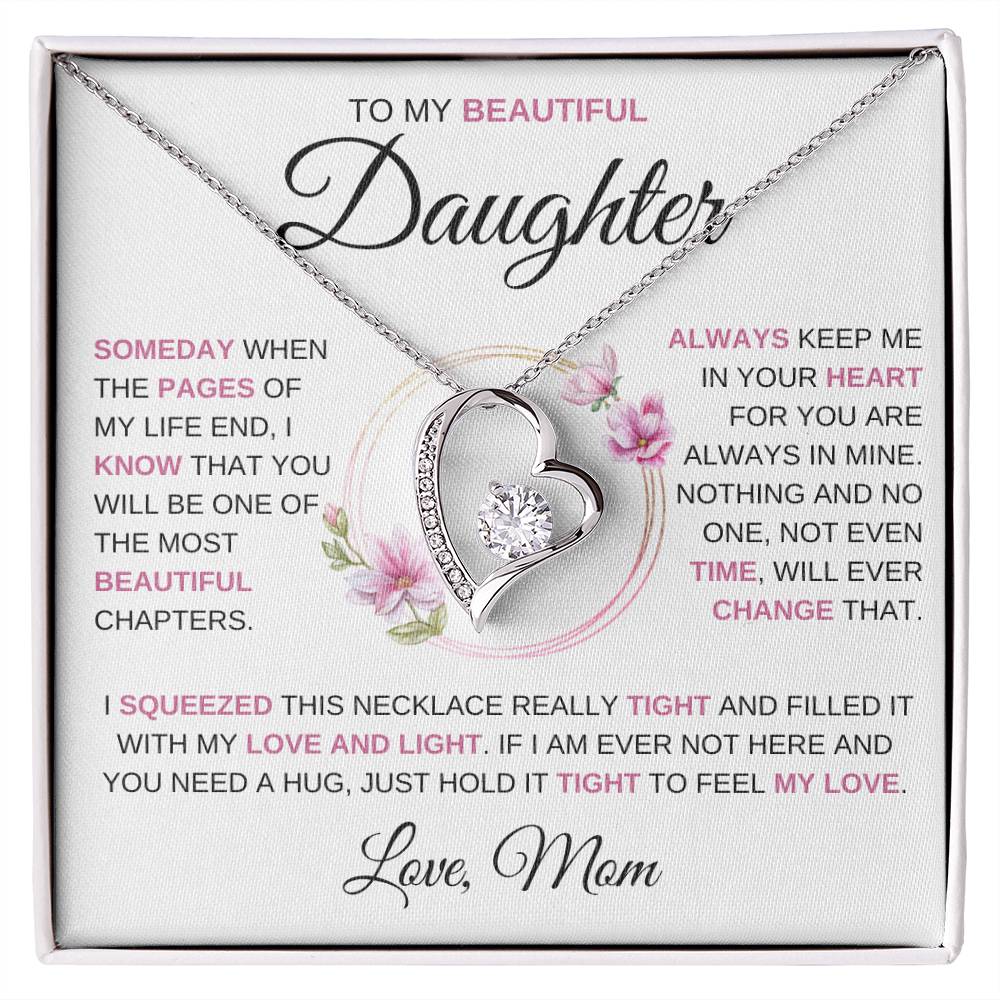 To My Beautiful Daughter | Someday When | Forever Love Necklace