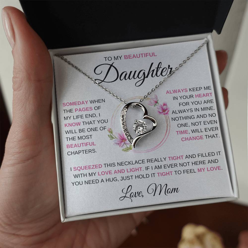 To My Beautiful Daughter | Someday When | Forever Love Necklace