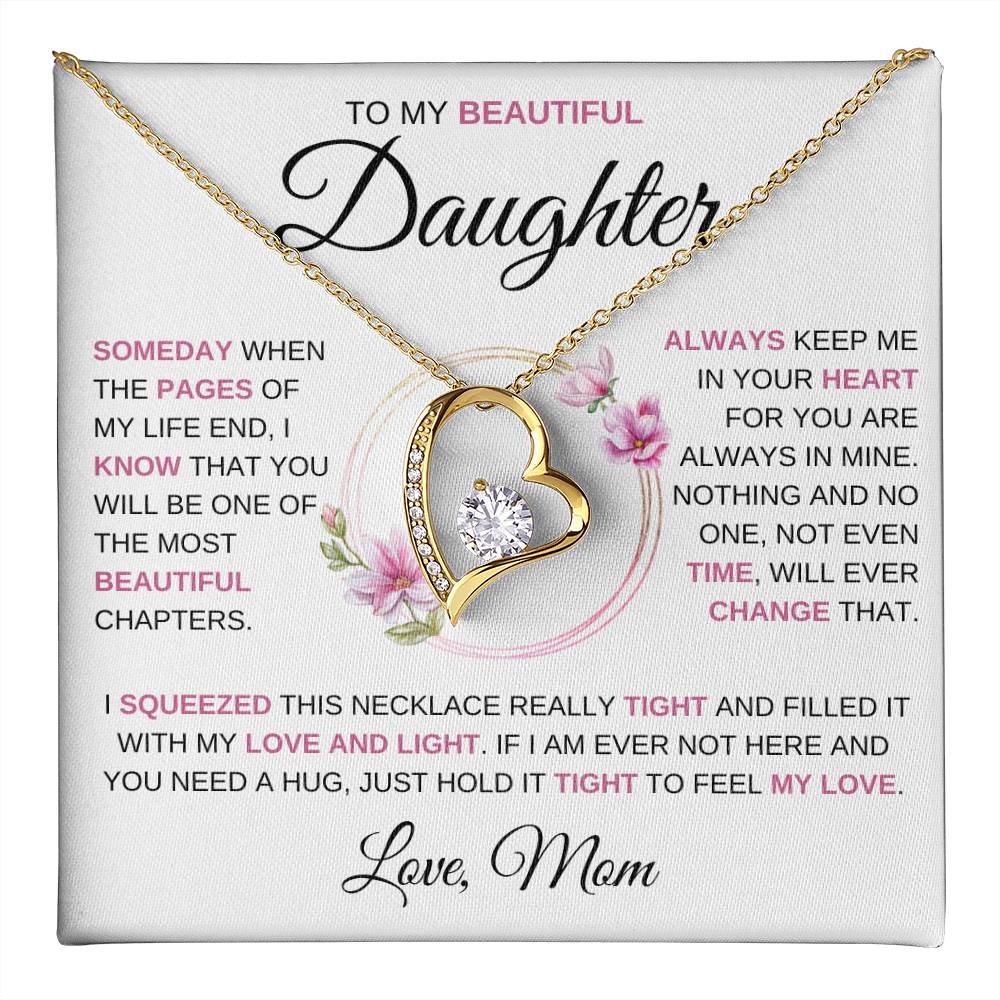 To My Beautiful Daughter | Someday When | Forever Love Necklace