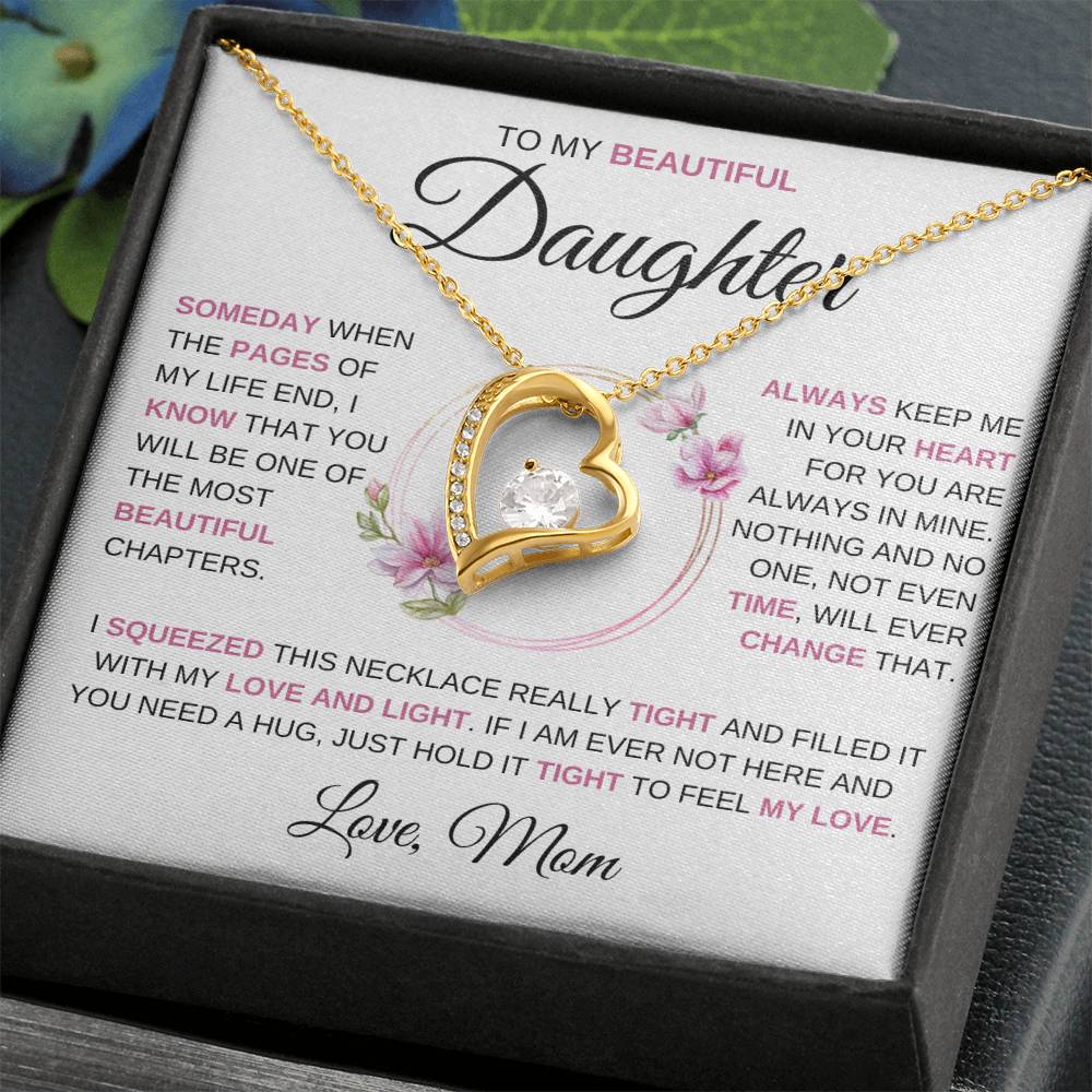 To My Beautiful Daughter | Someday When | Forever Love Necklace