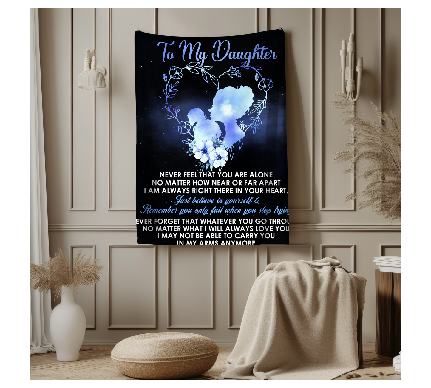 To My Daughter | Arctic Fleece Blanket