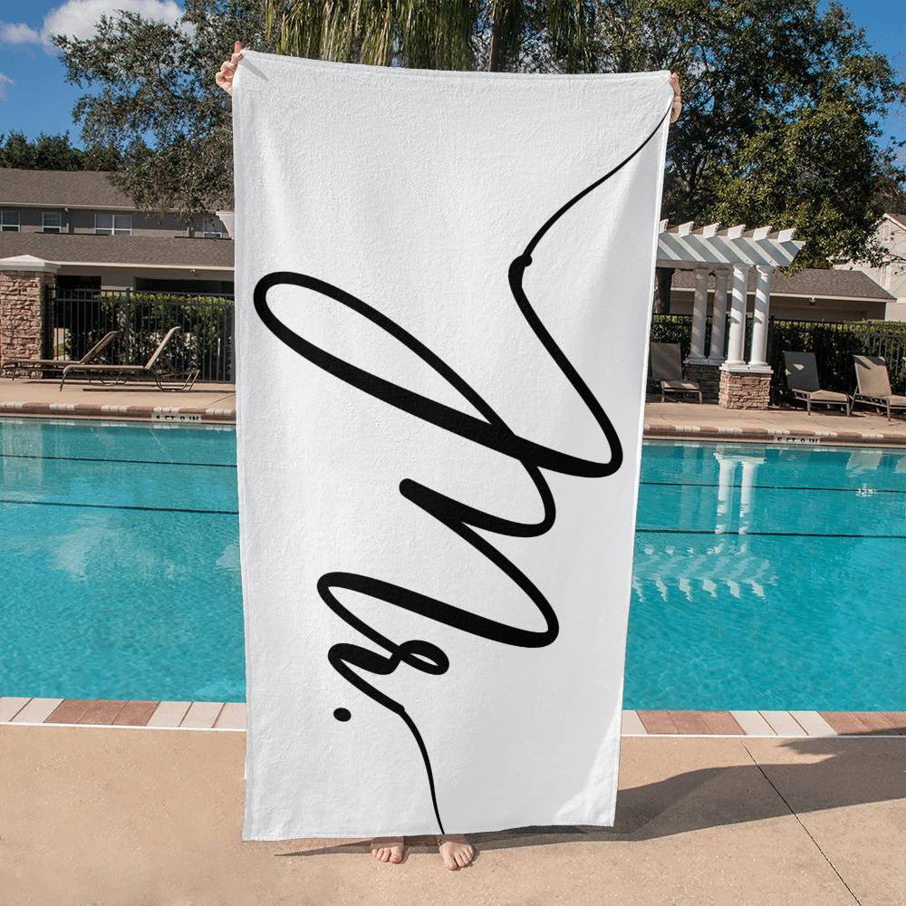 Mr. and Mrs. Beach Towels | Wedding Gift
