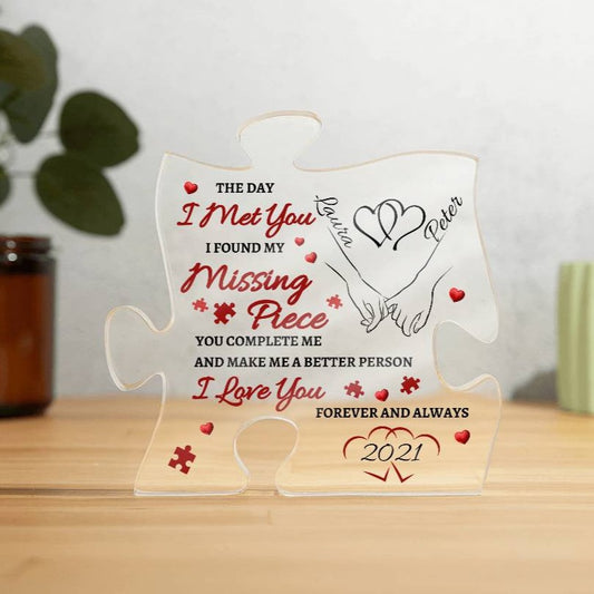 Missing Piece Acrylic Plaque