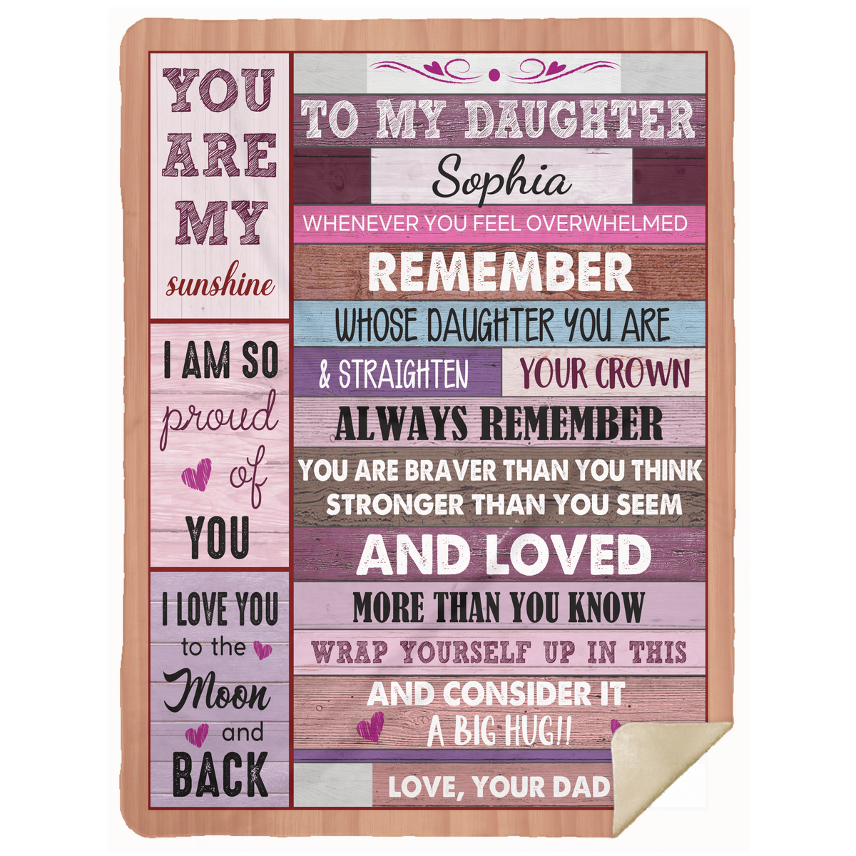 To My Daughter | Braver Than You Think | Blanket
