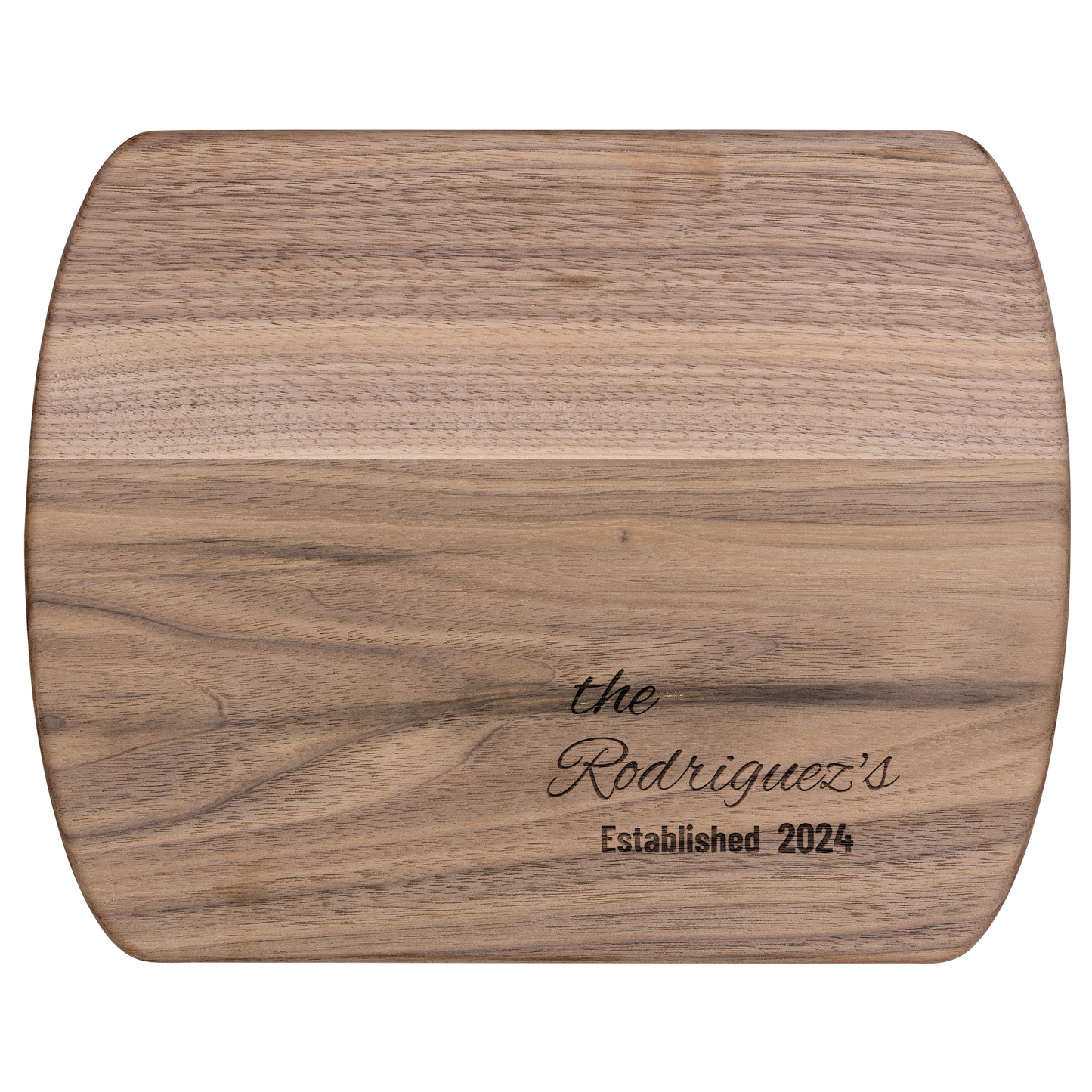 Personalized Family Name Wooden Cutting Board