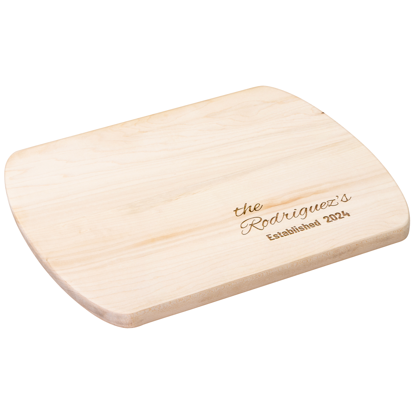 Personalized Family Name Wooden Cutting Board