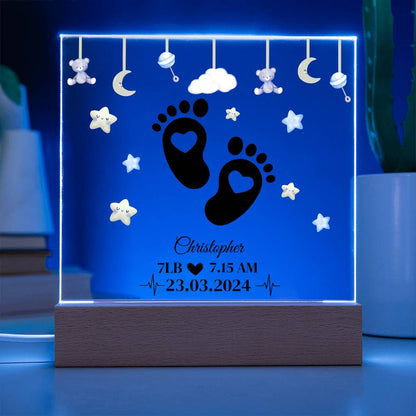 New Baby Acrylic Plaque