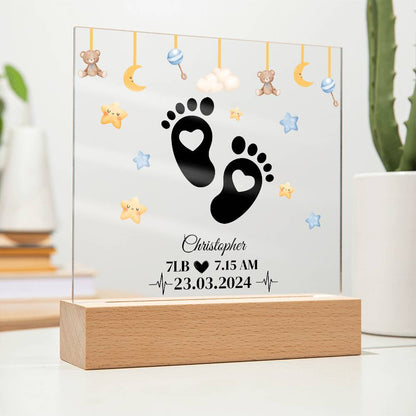 New Baby Acrylic Plaque