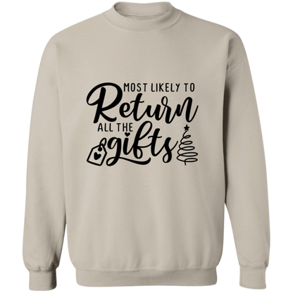 Most Likely To Return All The Gifts | Ladies Christmas Sweater