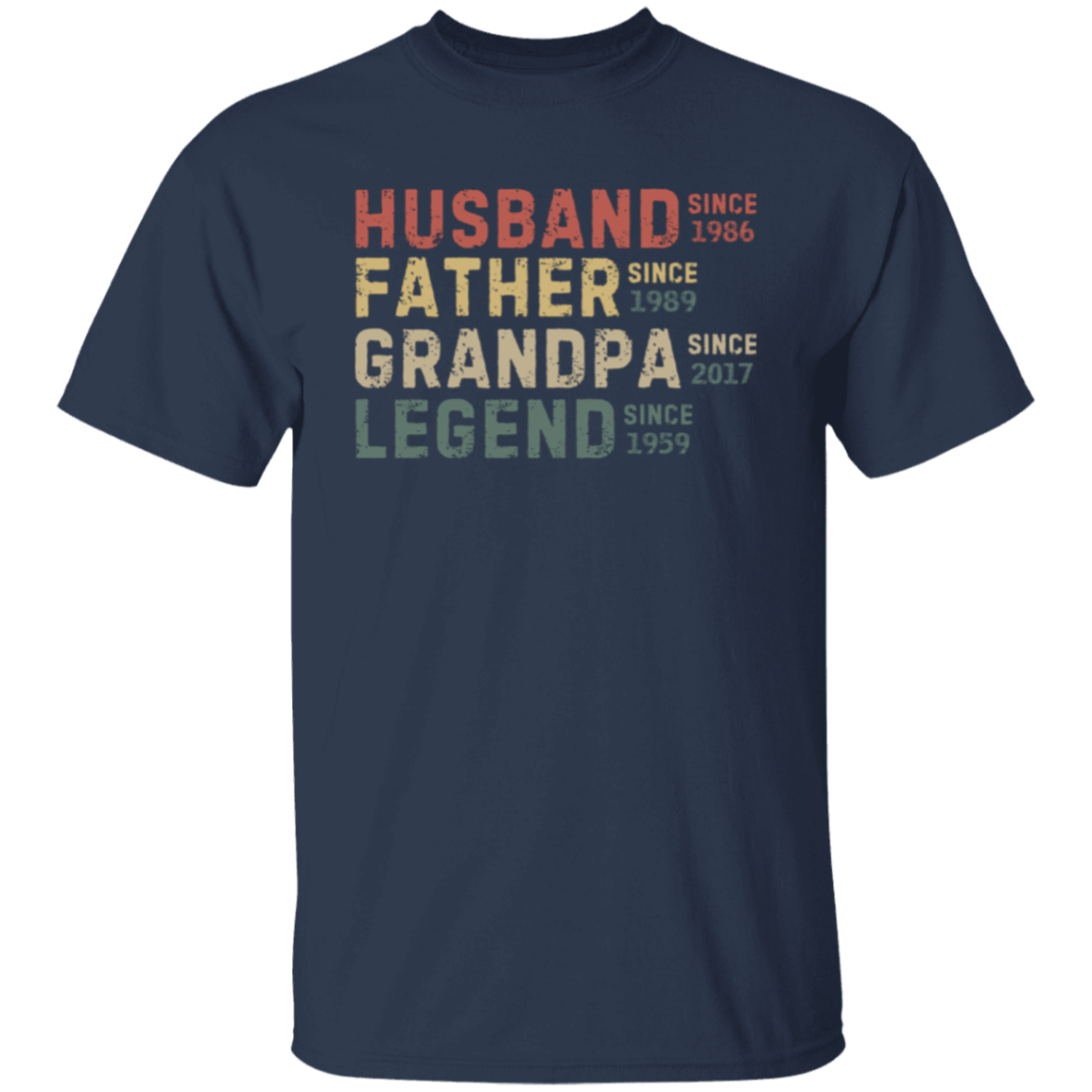 Husband Father Grandpa Legend T-Shirt