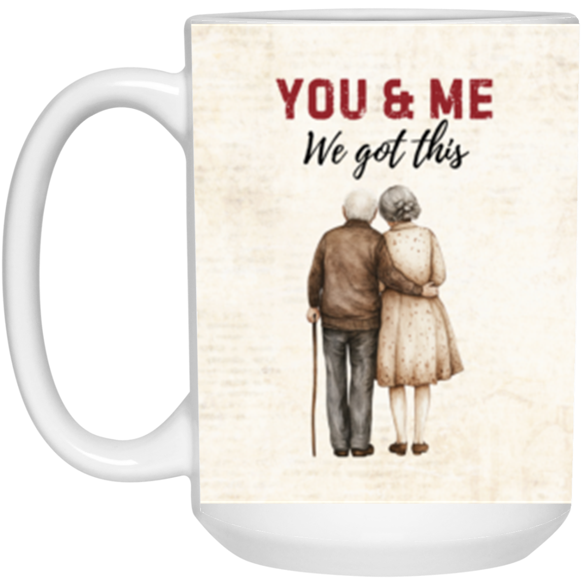 Soulmate Gift | Old couple | Mug