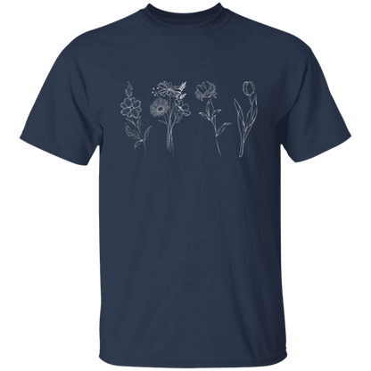 Ladies Flower T-Shirt