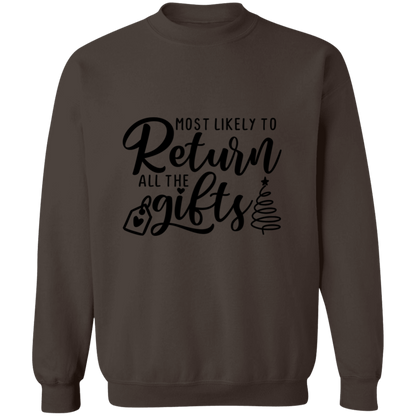 Most Likely To Return All The Gifts | Ladies Christmas Sweater