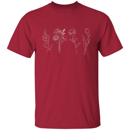 Ladies Flower T-Shirt