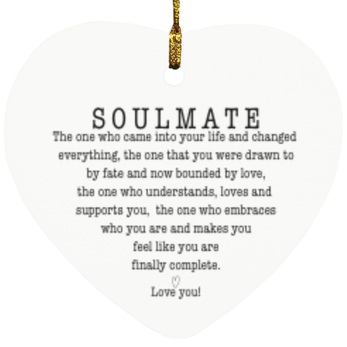 Soulmate Heart Ornament