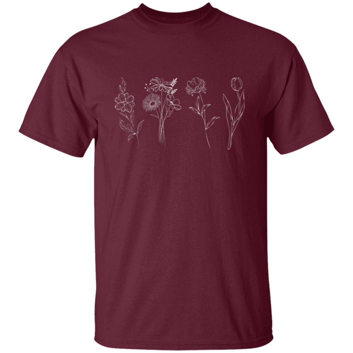 Ladies Flower T-Shirt