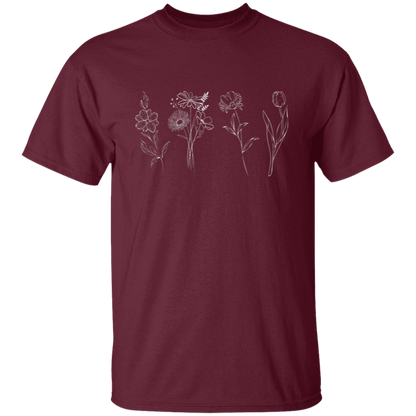 Ladies Flower T-Shirt