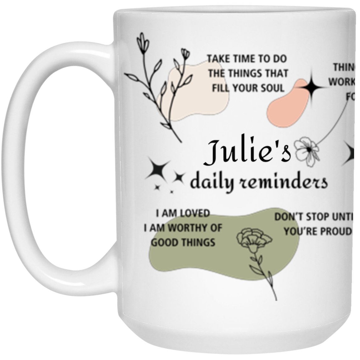 Double Sided Daily Affirmations Mug