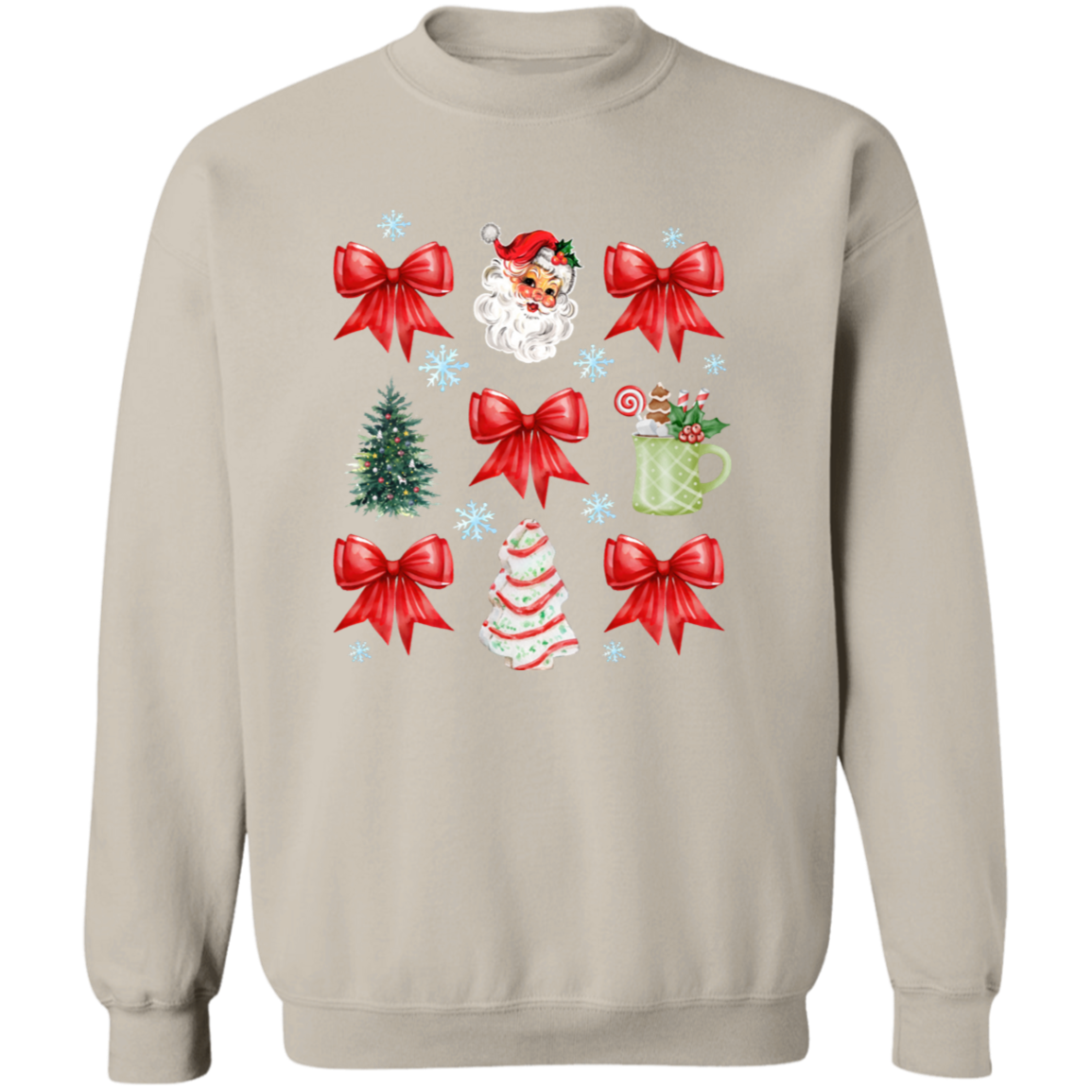 Christmas Coquette Bow T-shirt | Sweatshirt