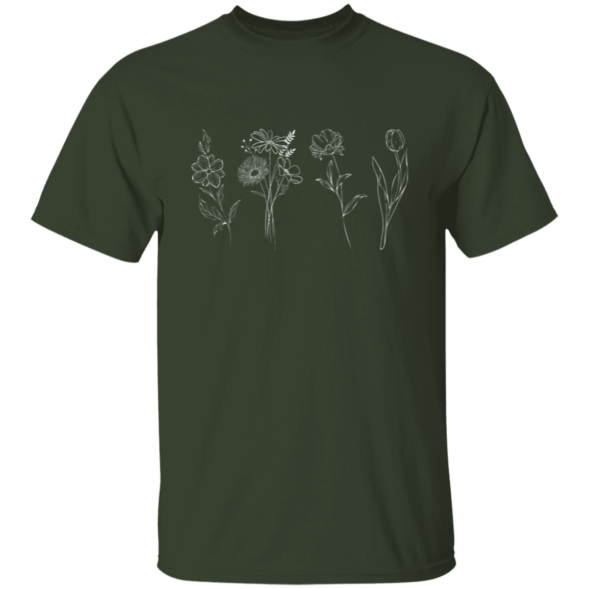 Ladies Flower T-Shirt