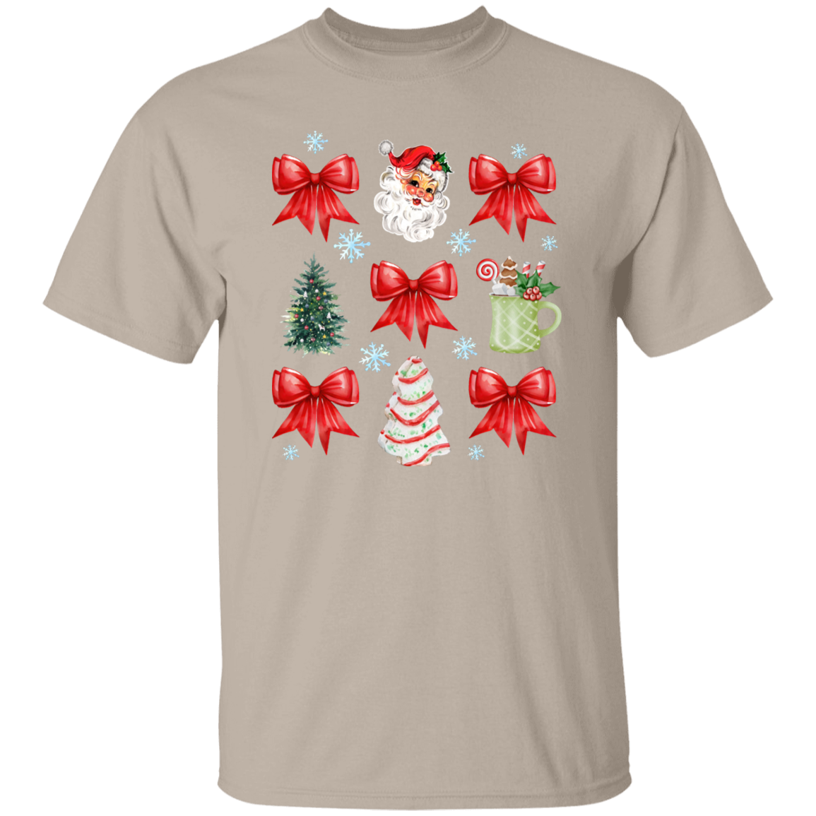 Christmas Coquette Bow T-shirt | Sweatshirt