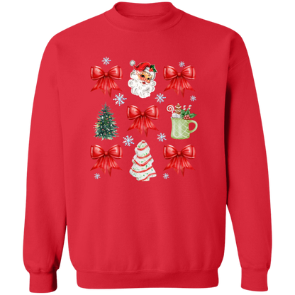 Christmas Coquette Bow T-shirt | Sweatshirt