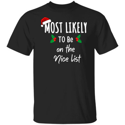 Most Likely to Family Matching Christmas Shirts