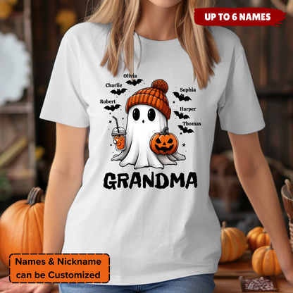 Personalized Fall Halloween Boo Shirt