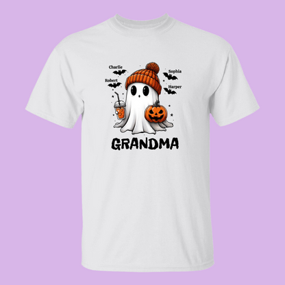 Personalized Fall Halloween Boo Shirt