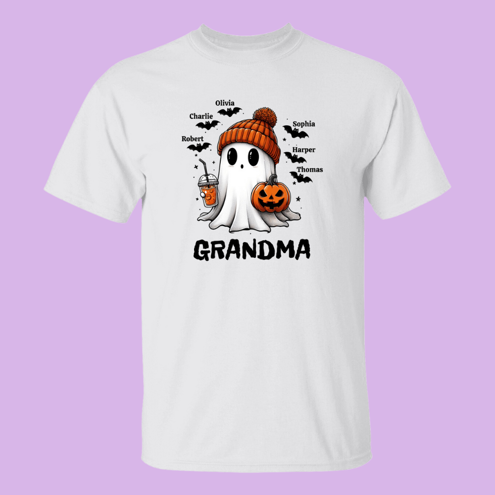 Personalized Fall Halloween Boo Shirt